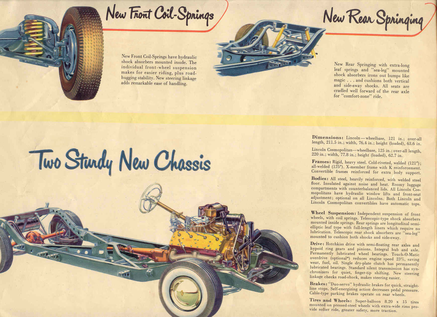 1949 Lincoln Brochure Page 7